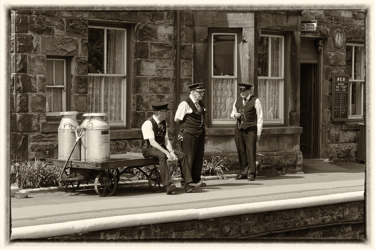 4th - Waiting for the train - Dave Strother